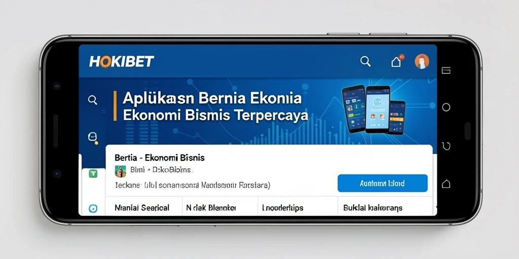 Tampilan antarmuka HOKIBET yang informatif dan user-friendly.